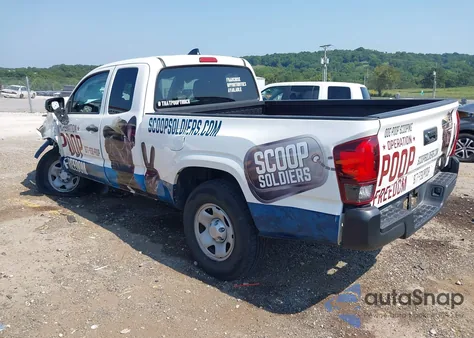 2022 Toyota Tacoma Sr from USA, damaged, VIN 3TYRX5GN2NT037254